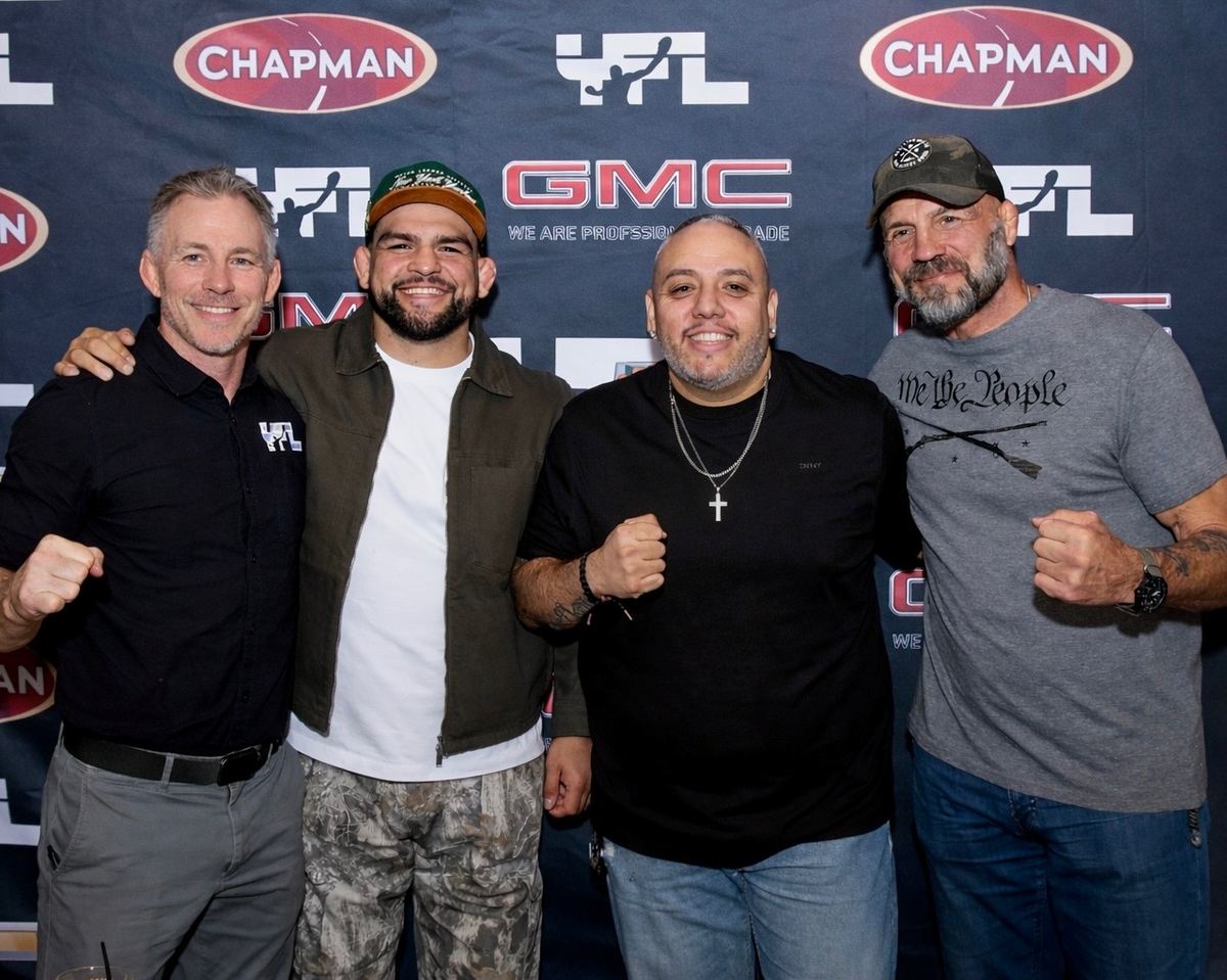 YFL team and VIP guests at a Chapman Chevrolet GMC sponsored event
